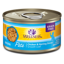 Wellness Cat Pate Chicken & Herring 5.5oz