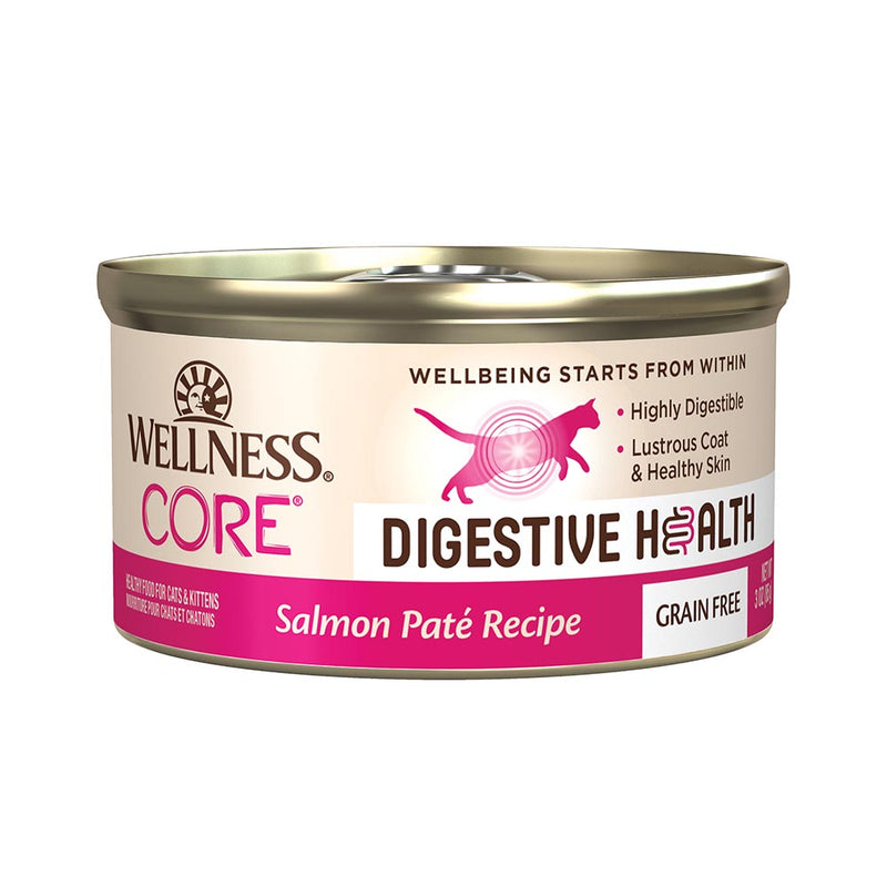 Wellness Cat Core Grain-Free Digestive Health Salmon Pate 3oz