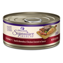 Wellness Cat Core Grain-Free Signature Selects Chunky Beef & Boneless Chicken Entree in Sauce 5.3oz