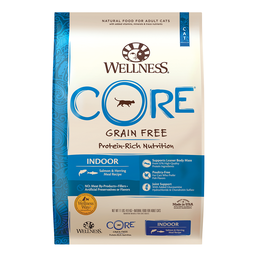 Wellness Cat Core Indoor Salmon Herring 11lb
