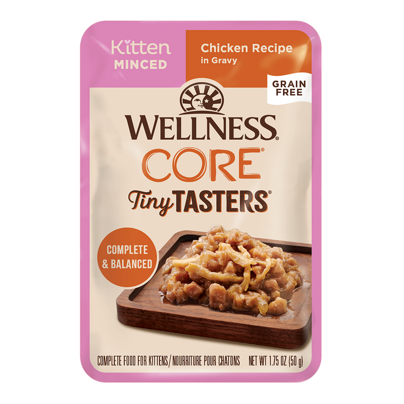 Wellness Cat Core Tiny Tasters Kitten Minced Chicken 1.75oz