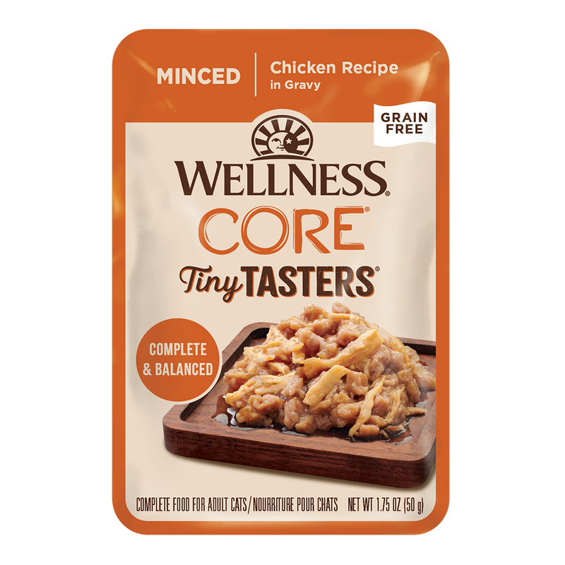 Wellness Cat Core Tiny Tasters Minced Chicken 1.75oz
