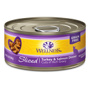 Wellness Cat Grain Free Sliced Turkey & Salmon Dinner 5.5oz