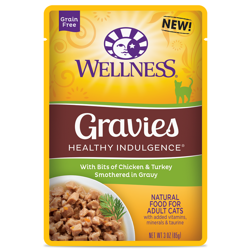 Wellness Cat Healthy Indulgence Gravies - Chicken & Turkey 3oz