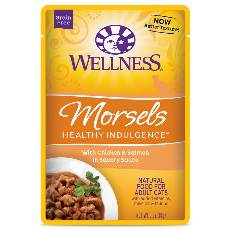 Wellness Cat Healthy Indulgence Morsels - Chicken & Salmon 3oz