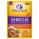 Wellness Cat Healthy Indulgence Shreds - Skipjack Tuna & Shrimp 3oz