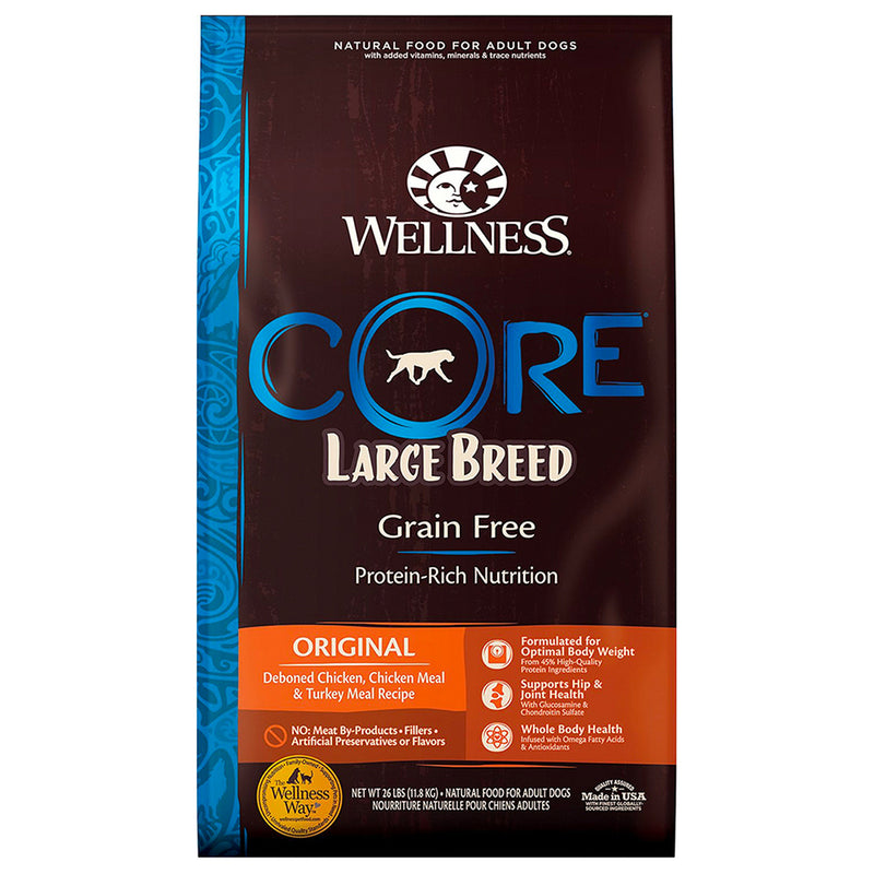 Wellness Dog Core Large Breed 24lb