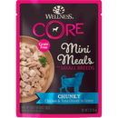 Wellness Dog Core Small Breed Mini Meals - Chunky Chicken & Tuna Dinner in Gravy 3oz