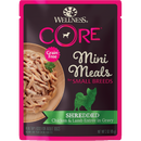 Wellness Dog Core Small Breed Mini Meals - Shredded Chicken & Lamb Entree in Gravy 3oz