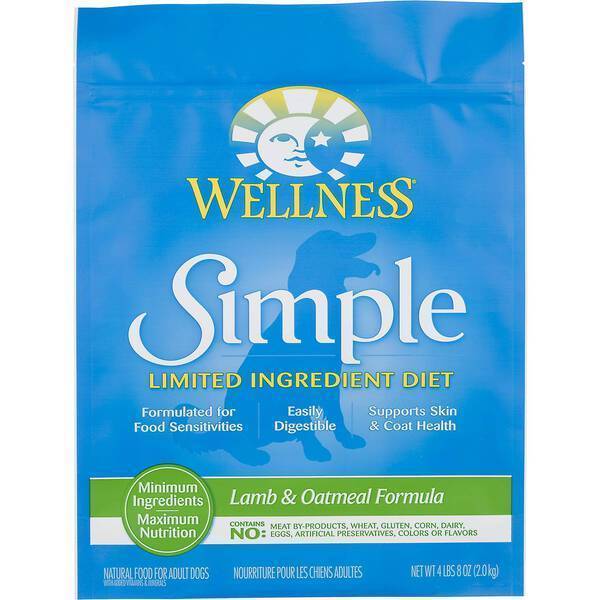 Wellness Dog Simple Solutions Lamb & Oatmeal 4lb 8oz (2kg)