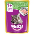 Whiskas Pouch 1+ Years Tuna & White Fish 80g