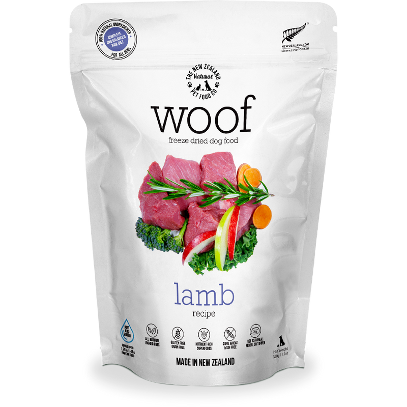 Woof Freeze-Dried Raw Lamb Dog Food 280g