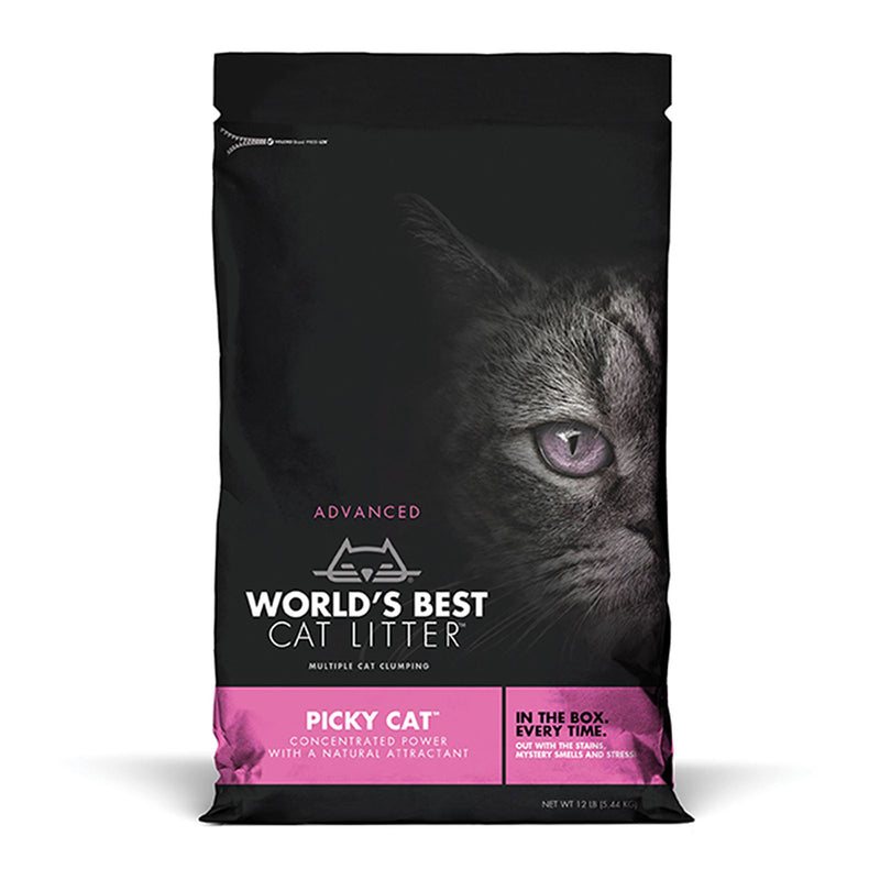 World's Best Cat Litter Advanced Multiple Cat Clumping Formula Picky Cat 12lb