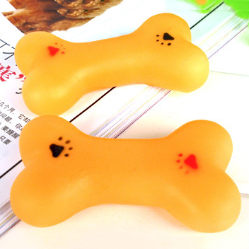 Squeaky Dog Toys - Squeeze Bone 1pc