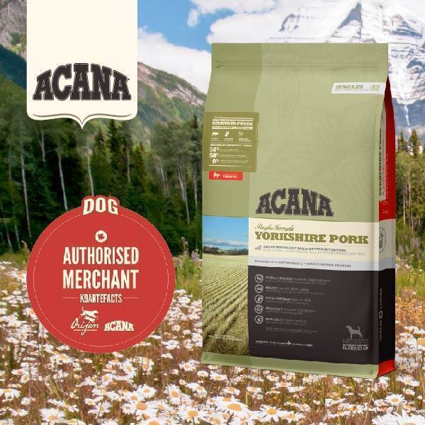 Acana singles yorkshire pork sales