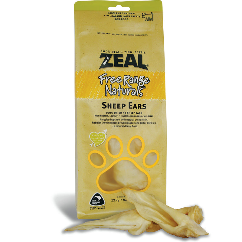 Zeal Free Range Naturals Sheep Ears 125g