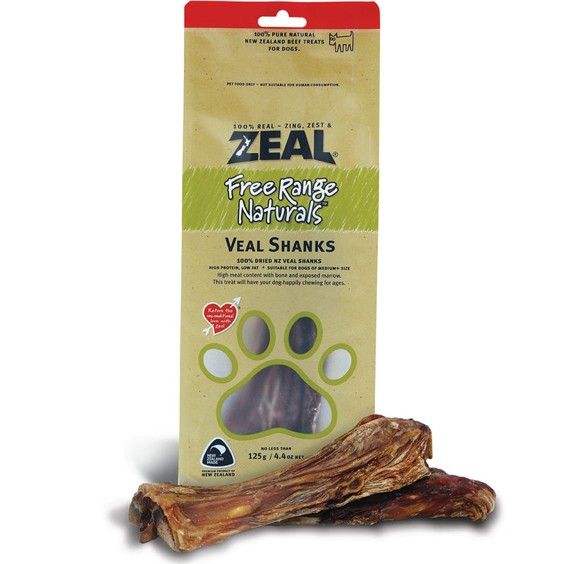 Zeal Free Range Naturals Veal Shanks 125g