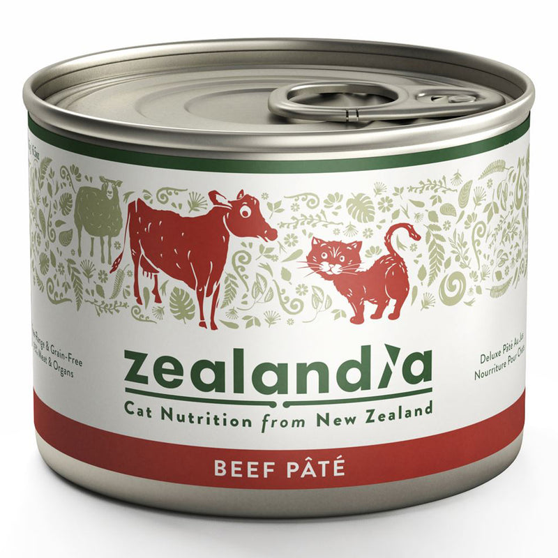 Zealandia Cat Nutrition from New Zealand - Beef 185g