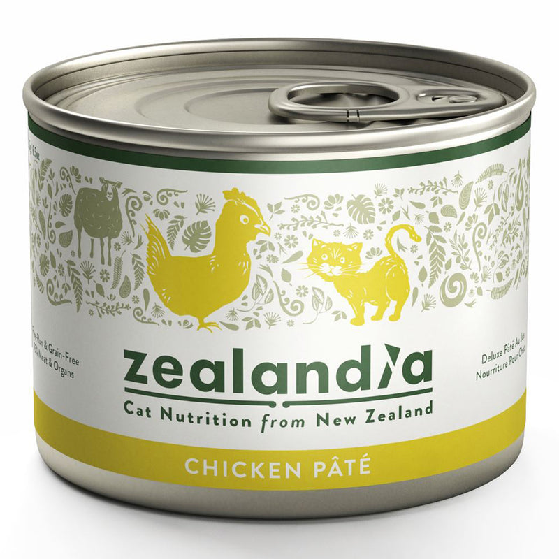 Zealandia Cat Nutrition from New Zealand - Chicken 185g