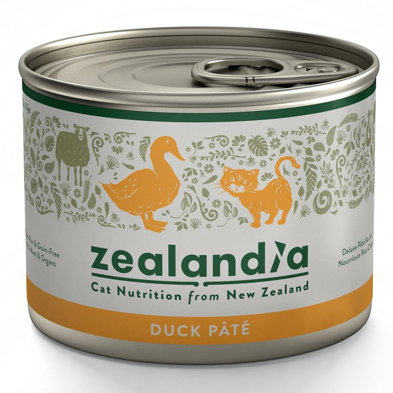 Zealandia Cat Nutrition from New Zealand - Duck Pate 185g