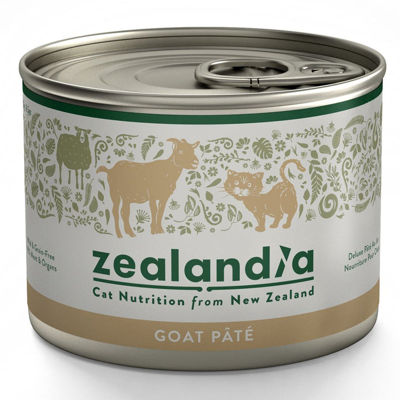 Zealandia Cat Nutrition from New Zealand - Goat Pate 185g