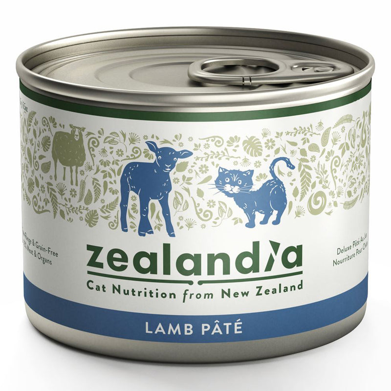 Zealandia Cat Nutrition from New Zealand - Lamb 185g