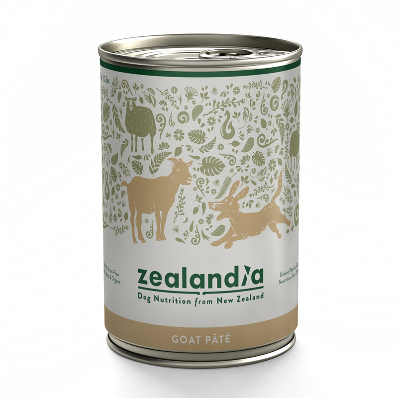 Zealandia Dog Nutrition from New Zealand - Wild Goat Pate 385g