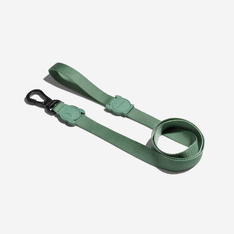 Zee.Dog Solids Leash Army Green S