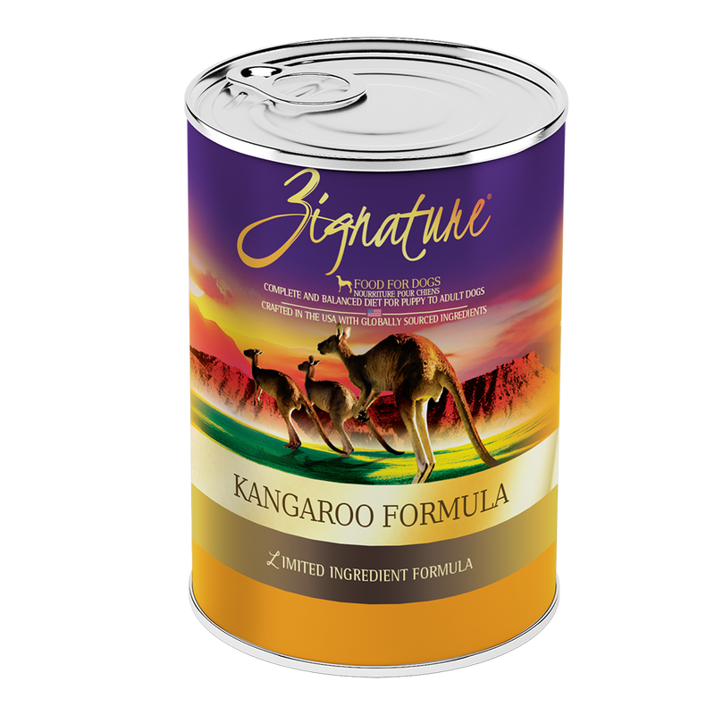Zignature Dog Canned Food Kangaroo Formula 13oz
