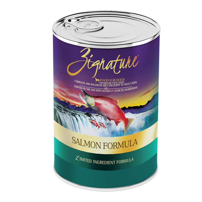 Zignature Dog Canned Food Salmon Formula 13oz