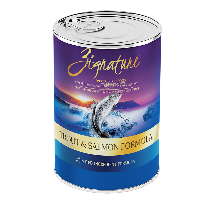 Zignature Dog Canned Food Trout & Salmon Formula 13oz