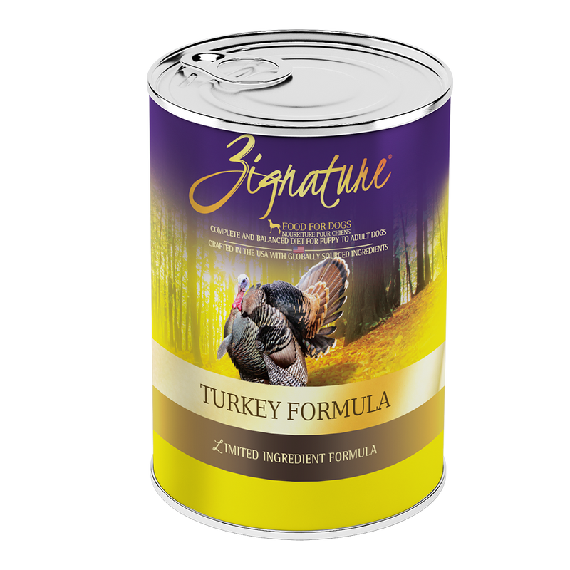 Zignature Dog Canned Food Turkey Formula 13oz