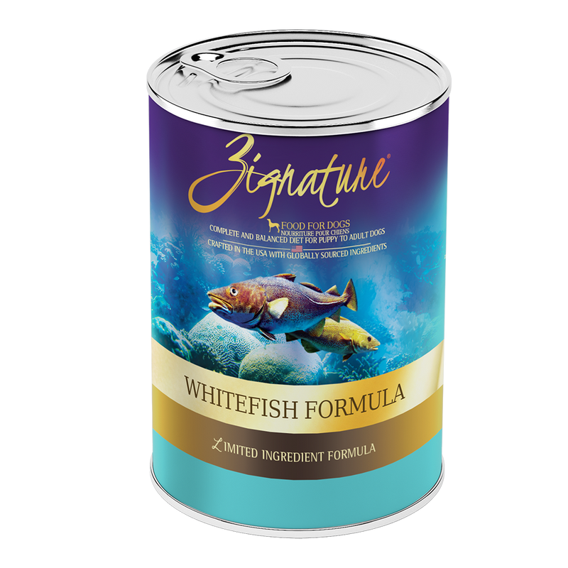 Zignature Dog Canned Food Whitefish Formula 13oz