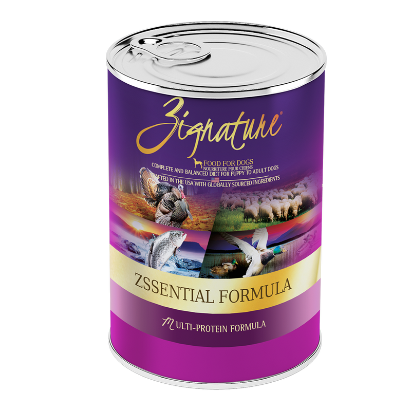 Zignature Dog Canned Food Zssential Formula 13oz