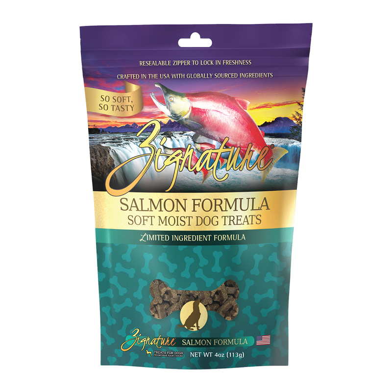 Zignature Dog Treats Soft Moist Salmon Formula 113g