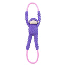 Zippypaws Monkey RopeTugz - Purple
