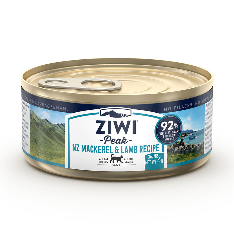Ziwi Peak Cat Canned Mackerel & Lamb Recipe 85g