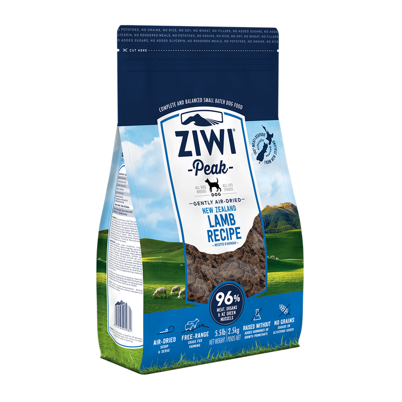 Ziwi Peak Dog Air-Dried Lamb 2.5kg