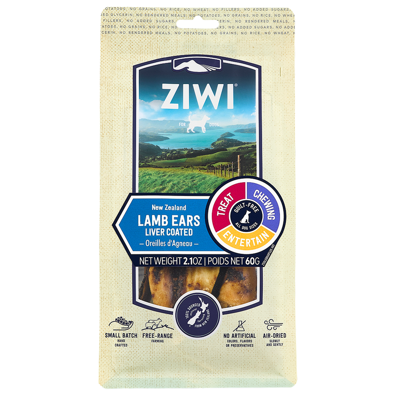 Ziwi Peak Dog Air-Dried Lamb Ears 60g