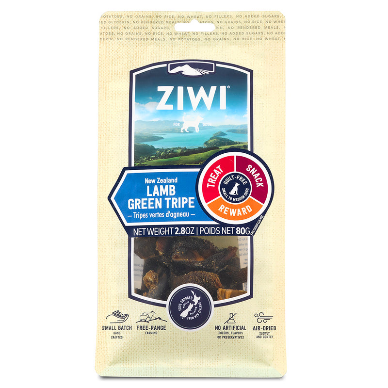 Ziwi Peak Dog Air-Dried Lamb Green Tripe 80g