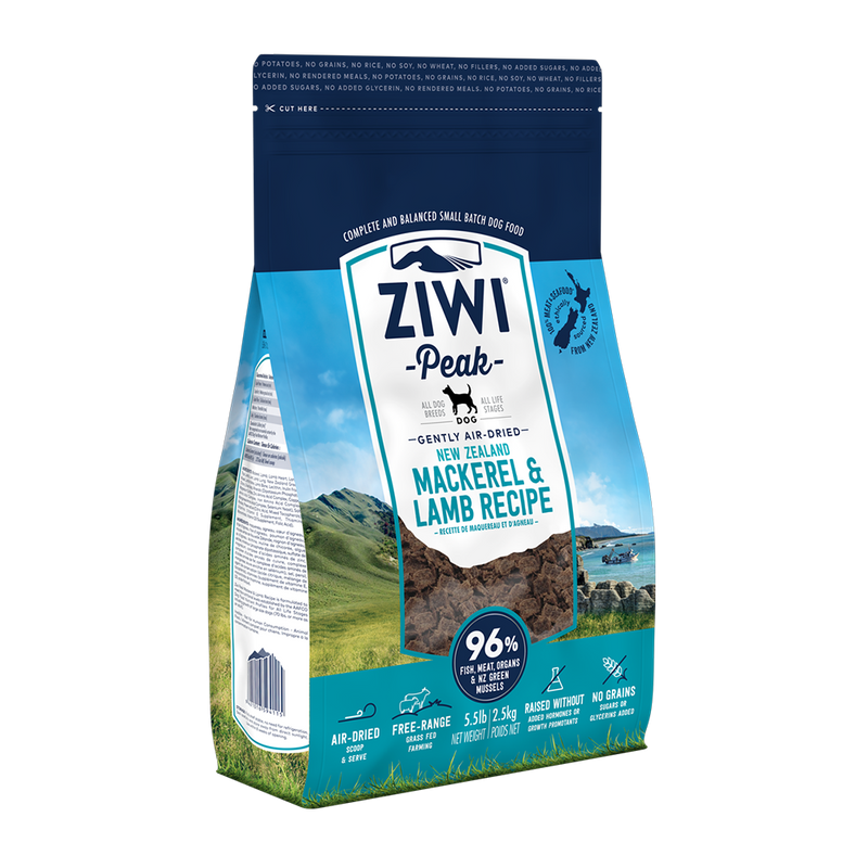 Ziwi Peak Dog Air-Dried Mackerel & Lamb 2.5kg
