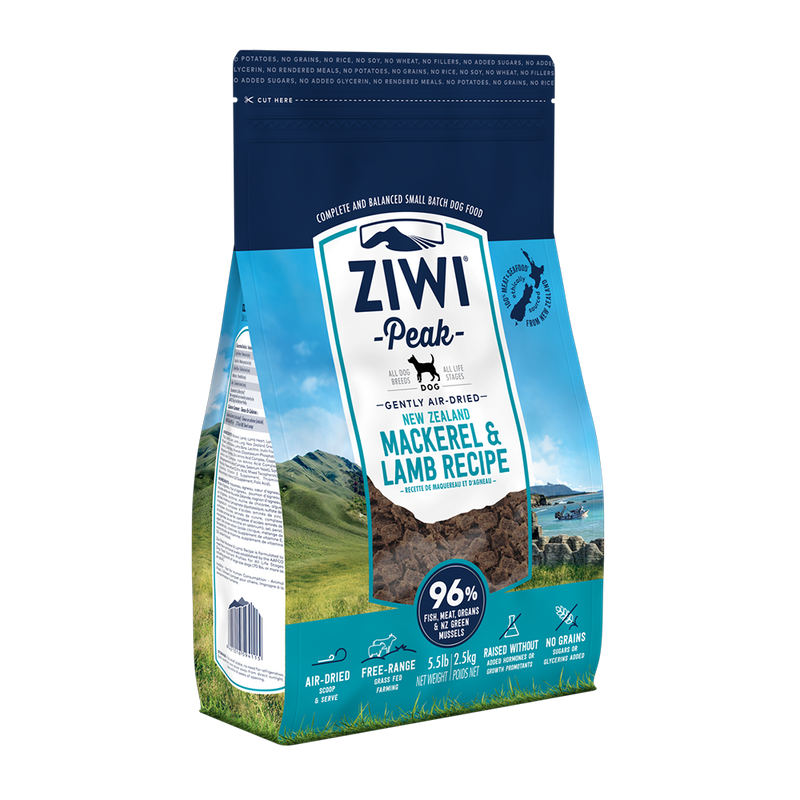 Ziwi Peak Dog Air-Dried Mackerel and Lamb 2.5kg