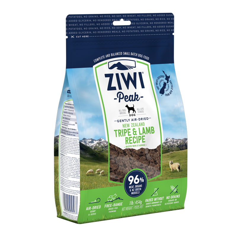 Ziwi Peak Dog Air-Dried Tripe & Lamb 454g