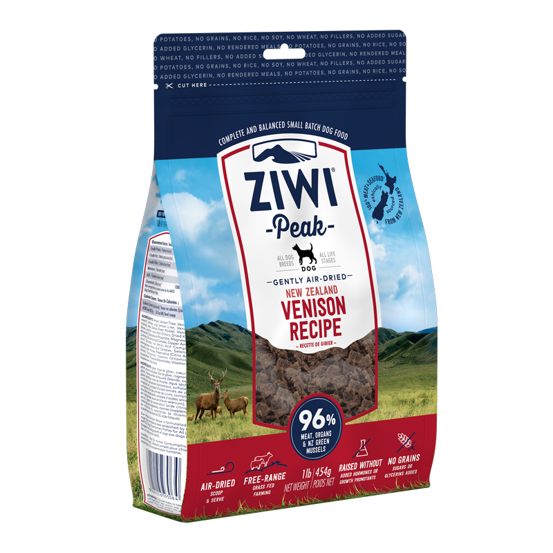 Ziwi Peak Dog Air-Dried Venison 454g