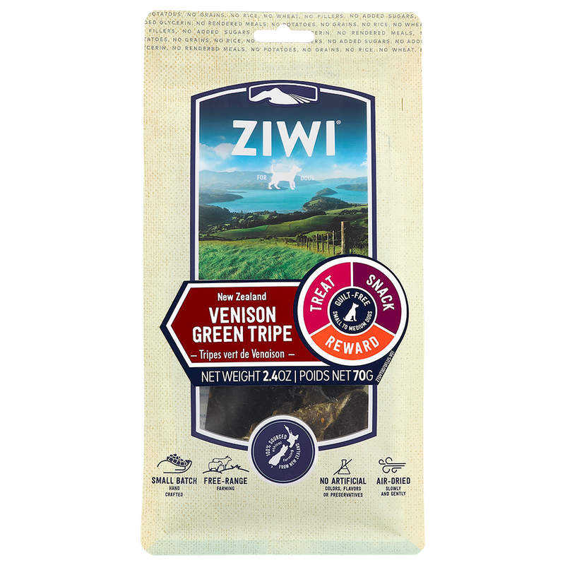 Ziwi Peak Dog Air-Dried Venison Green Tripe 70g