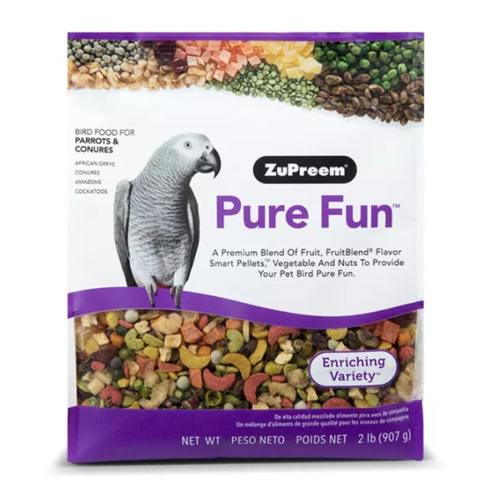 Zupreem Pure Fun for Parrots & Conures 2lb