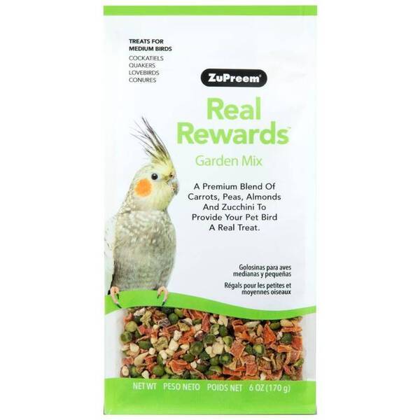 Zupreem Real Rewards Garden Mix for Medium Birds 170g