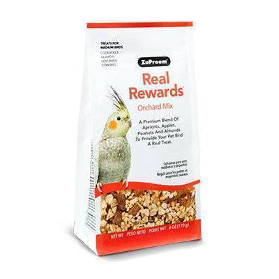 Zupreem Real Rewards Orchard Mix for Medium Birds 170g