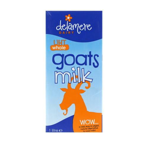 Delamere Dairy Whole UHT Goats Milk 1L