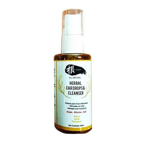 Roots Herbal Ear Drops and Cleanser 60ml